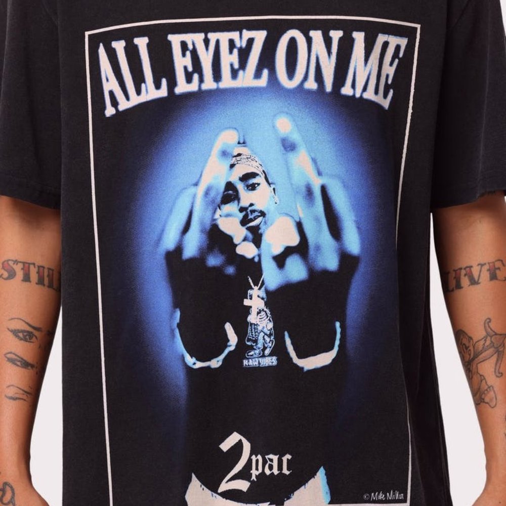 2Pac All Eyez On Me Vintage T-Shirt, Tupac Shakur Vintage Unisex Shirt, 2Pac